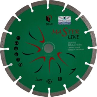 Алмазный диск DIAM Гранит Master Line 230x2,4x10x22,2 000597