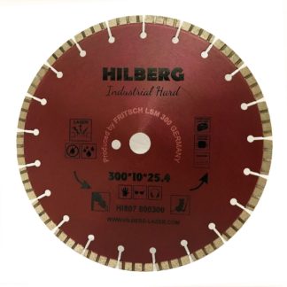 300 алмазный турбо-сегментный диск Hilberg Industrial Hard Laser HI807
