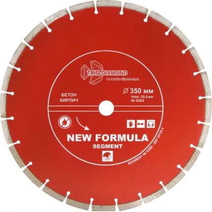 350 алмазный сегментный диск New Formula Segment S209