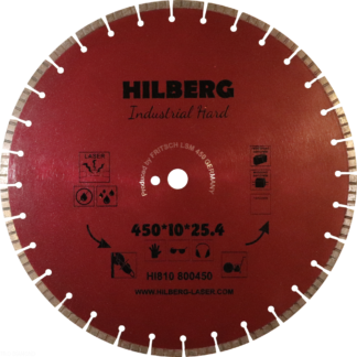 450 алмазный турбо-сегментный диск Hilberg Industrial Hard Laser HI810
