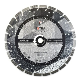 Сегментный алмазный круг DIAM АСФАЛЬТ Extra Line 400х3,5х12х25,4