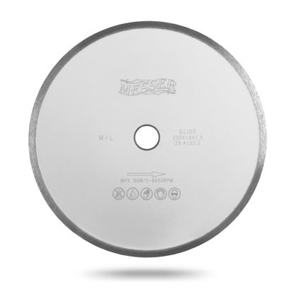 Алмазный сплошной диск MESSER ML 350 мрамор