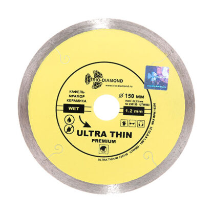 Диск алмазный отрезной Trio Diamond 150*10*22.23 Ultra Thin Premium UTW503