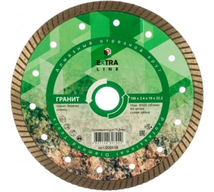 Алмазный диск DIAM Гранит Extra Line 180x2.4x10x22.2 000638